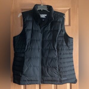 Quilted Vest Land’s End Size XL Black
